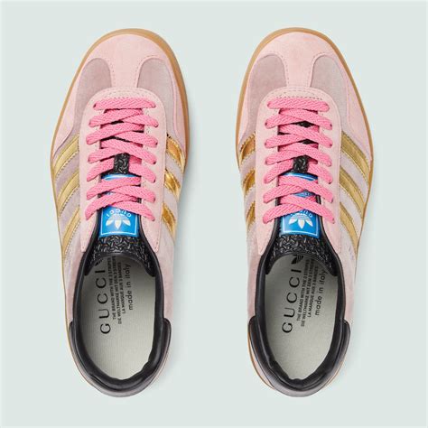 adida x gucci|adidas x gucci gazelle pink.